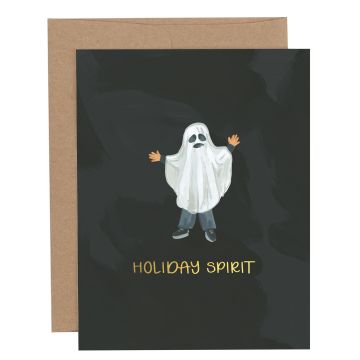 Holiday Spirit Halloween Greeting Card
